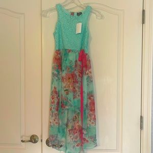NWT Girls Floral Dress by lilt - Size 10